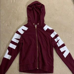 Maroon PINK Sweatshirt Size XS